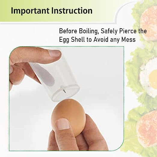 Inalsa Chic Instant Egg Boiler, 360 Watts, Steel Base, Food Grade BPA Free Lid, 1-7 Eggs, Double Safety, Adjustable degree of hardness, Indicator Light, Water Measuring Cup, (Black/Silver) Inalsa Chic Instant Egg Boiler, 360 Watts, Steel Base, Food Grade BPA Free Lid, 1-7 Eggs, Double Safety, Adjustable degree of hardness, Indicator Light, Water Measuring Cup, (Black/Silver)